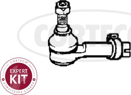 Corteco 49401510 - Наконечник рульової тяги, кульовий шарнір autocars.com.ua