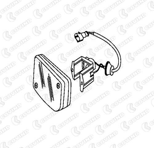Covind 240/136 - Фонарь указателя поворота avtokuzovplus.com.ua