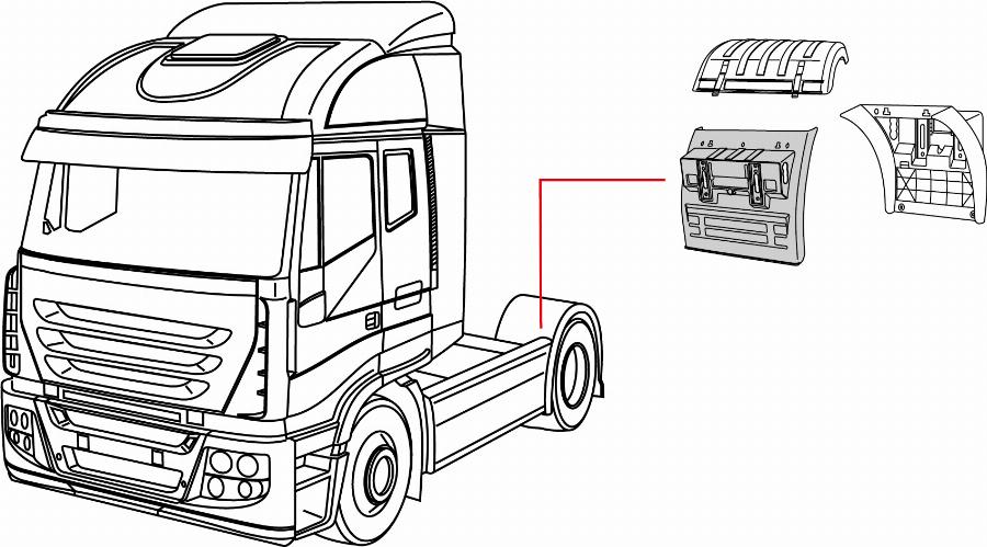 Covind 560/529 - Крило autocars.com.ua