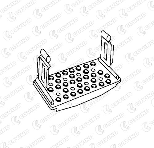 Covind 940/249 - Підніжка, накладка порога autocars.com.ua