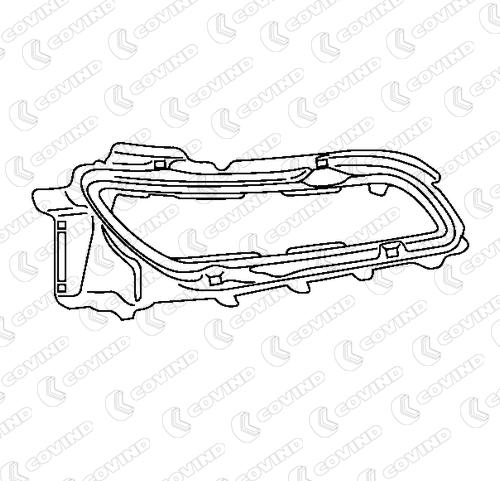 Covind CF6/104 - Кронштейн, протитуманні фари autocars.com.ua