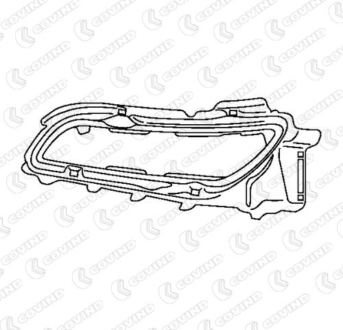 Covind CF6/105 - Кронштейн, протитуманні фари autocars.com.ua