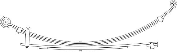 CS Germany 10.360.250.00 - багатолистові ресора autocars.com.ua