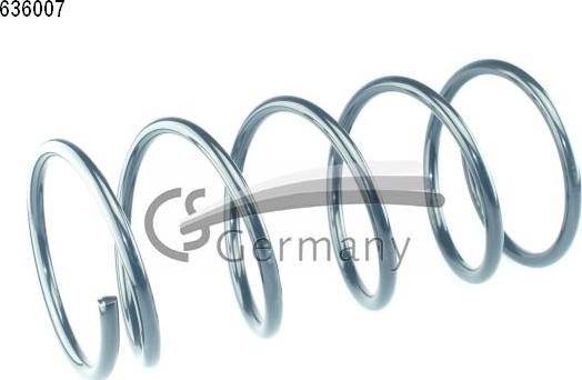 CS Germany 14.636.007 - Пружина ходової частини autocars.com.ua