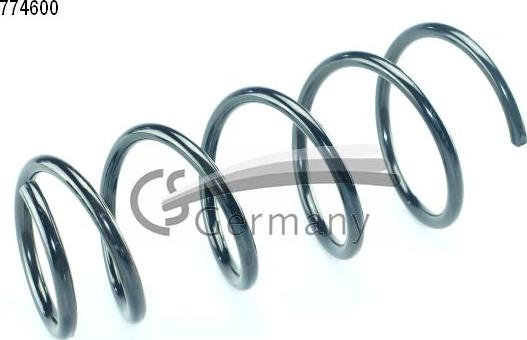CS Germany 14.774.600 - Пружина ходової частини autocars.com.ua