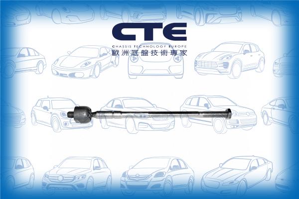 CTE CRE02041 - Осьовий шарнір, рульова тяга autocars.com.ua