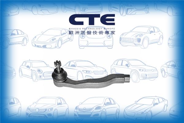 CTE CTE01003L - Наконечник рульової тяги, кульовий шарнір autocars.com.ua