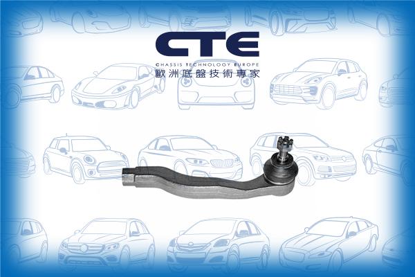 CTE CTE01003R - Наконечник рульової тяги, кульовий шарнір autocars.com.ua