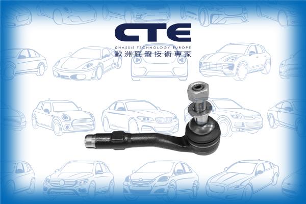 CTE CTE09010 - Наконечник рульової тяги, кульовий шарнір autocars.com.ua