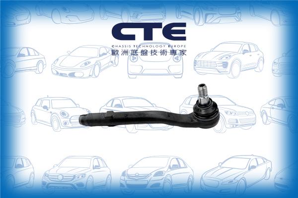 CTE CTE31007 - Наконечник рульової тяги, кульовий шарнір autocars.com.ua