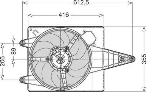 CTR 1209503 - Вентилятор, охлаждение двигателя avtokuzovplus.com.ua