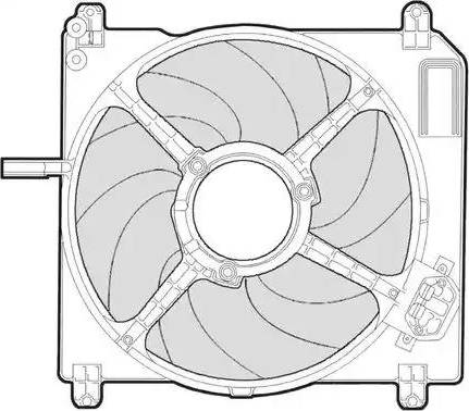 CTR 1209530 - Вентилятор, охолодження двигуна autocars.com.ua