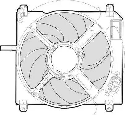 CTR 1209535 - Вентилятор, охолодження двигуна autocars.com.ua