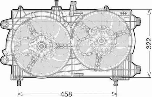 CTR 1209622 - Вентилятор, охлаждение двигателя avtokuzovplus.com.ua