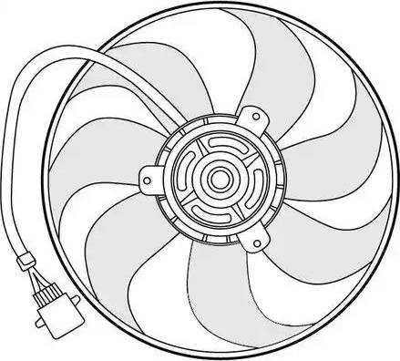 CTR 1209653 - Вентилятор, охлаждение двигателя avtokuzovplus.com.ua