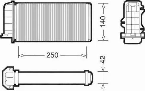 CTR 1228011 - Теплообмінник, опалення салону autocars.com.ua
