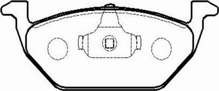 CTR CKVW-53 - Тормозные колодки, дисковые, комплект avtokuzovplus.com.ua