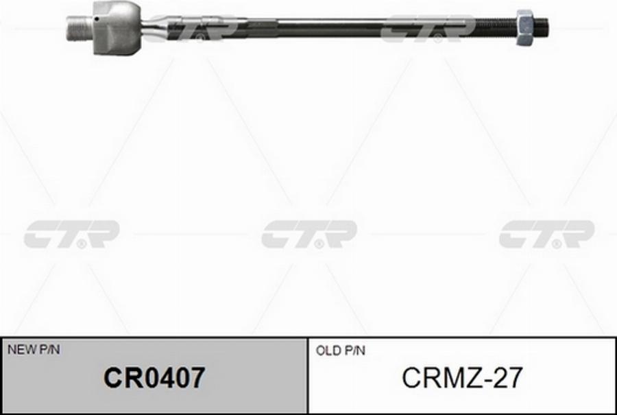 CTR CRMZ-27 - Осевой шарнир, рулевая тяга avtokuzovplus.com.ua