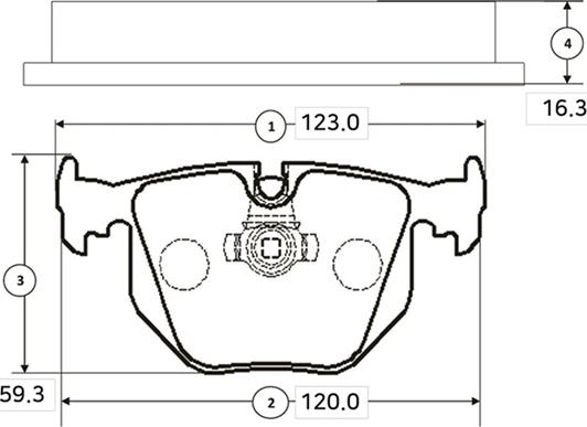 CTR GK0007 - Тормозные колодки, дисковые, комплект avtokuzovplus.com.ua