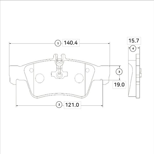 CTR GK0040 - Тормозные колодки, дисковые, комплект avtokuzovplus.com.ua