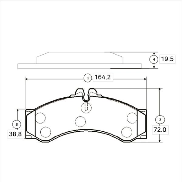 CTR GK0056 - Тормозные колодки, дисковые, комплект avtokuzovplus.com.ua