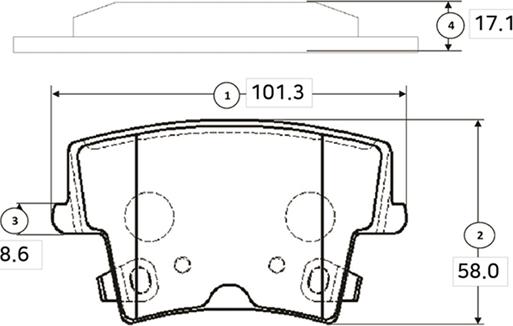 CTR GK0097 - Тормозные колодки, дисковые, комплект avtokuzovplus.com.ua