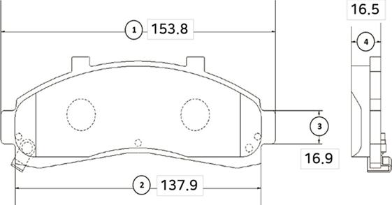 CTR GK0150 - Гальмівні колодки, дискові гальма autocars.com.ua