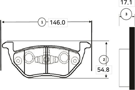 CTR GK0206 - Гальмівні колодки, дискові гальма autocars.com.ua