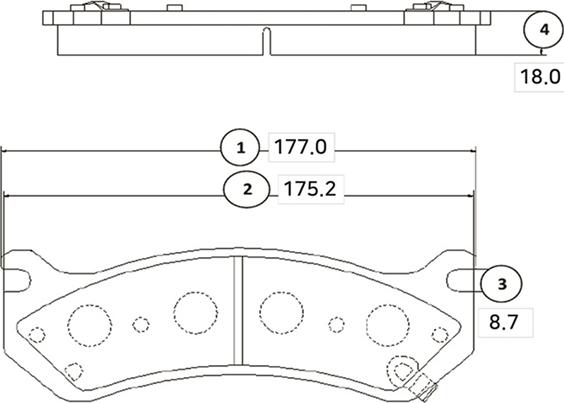 CTR GK0248 - Гальмівні колодки, дискові гальма autocars.com.ua