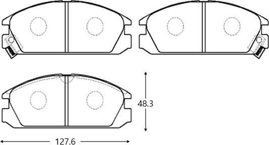 CTR GK0323 - Гальмівні колодки, дискові гальма autocars.com.ua