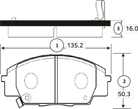 CTR GK0331 - Гальмівні колодки, дискові гальма autocars.com.ua