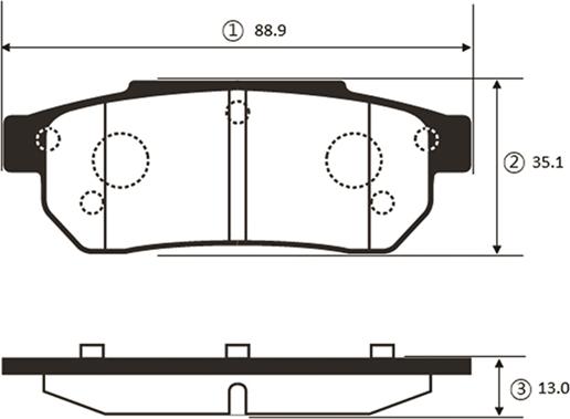 CTR GK0334 - Гальмівні колодки, дискові гальма autocars.com.ua