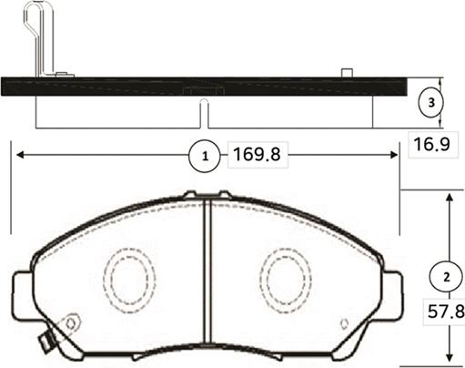 CTR GK0343 - Гальмівні колодки, дискові гальма autocars.com.ua