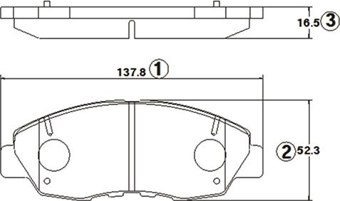 CTR GK0383 - Гальмівні колодки, дискові гальма autocars.com.ua