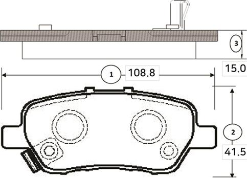 CTR GK0387 - Тормозные колодки, дисковые, комплект avtokuzovplus.com.ua