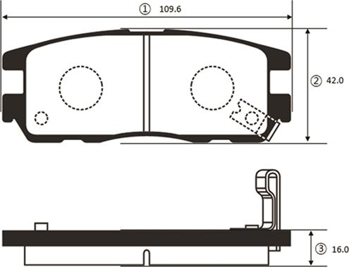 CTR GK0404 - Гальмівні колодки, дискові гальма autocars.com.ua