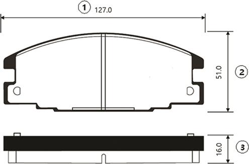 CTR GK0416 - Гальмівні колодки, дискові гальма autocars.com.ua