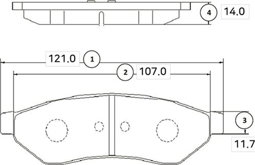 CTR gk0446 - Тормозные колодки, дисковые, комплект autodnr.net