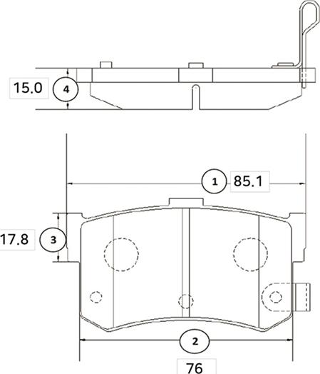 CTR GK0459 - Тормозные колодки, дисковые, комплект avtokuzovplus.com.ua