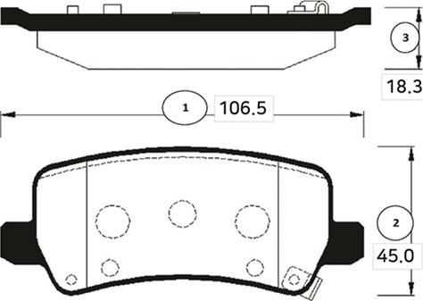 CTR GK0502 - Тормозные колодки, дисковые, комплект avtokuzovplus.com.ua