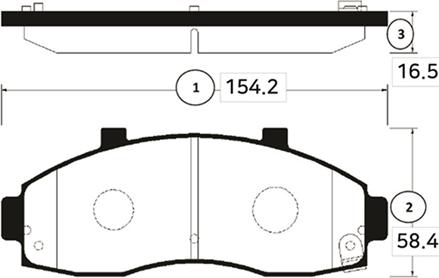 CTR GK0520 - Тормозные колодки, дисковые, комплект avtokuzovplus.com.ua