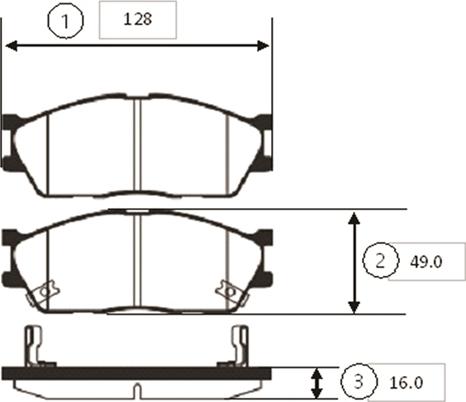 CTR GK0529 - Гальмівні колодки, дискові гальма autocars.com.ua