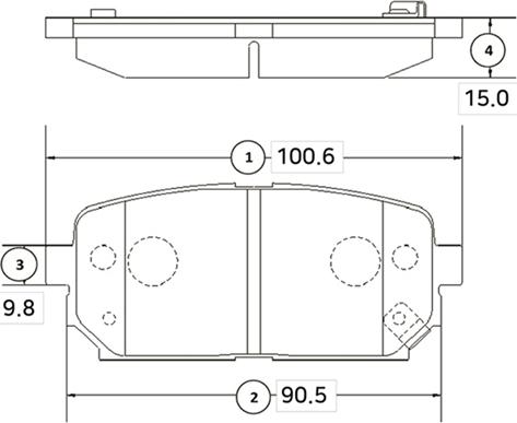 CTR gk0548 - Тормозные колодки, дисковые, комплект autodnr.net