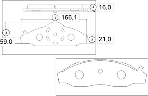 CTR GK0562 - Гальмівні колодки, дискові гальма autocars.com.ua