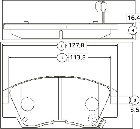 CTR GK0572 - Тормозные колодки, дисковые, комплект avtokuzovplus.com.ua