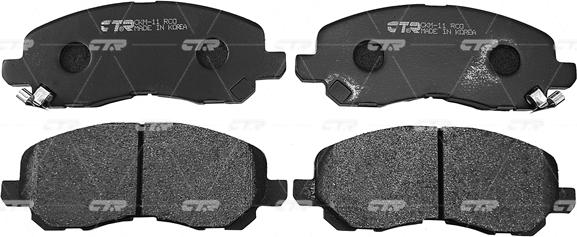 CTR GK0579 - Тормозные колодки, дисковые, комплект autodnr.net