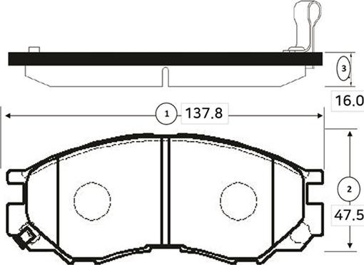 CTR GK0620 - Гальмівні колодки, дискові гальма autocars.com.ua