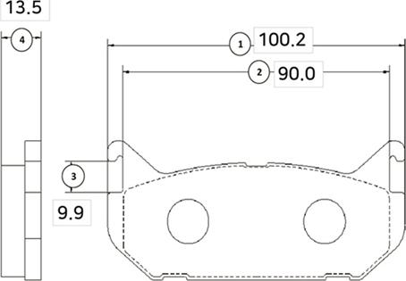 CTR GK0652 - Гальмівні колодки, дискові гальма autocars.com.ua