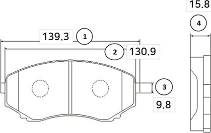 CTR GK0656 - Гальмівні колодки, дискові гальма autocars.com.ua