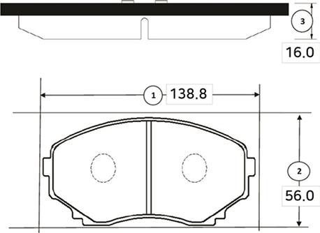 CTR GK0704 - Гальмівні колодки, дискові гальма autocars.com.ua